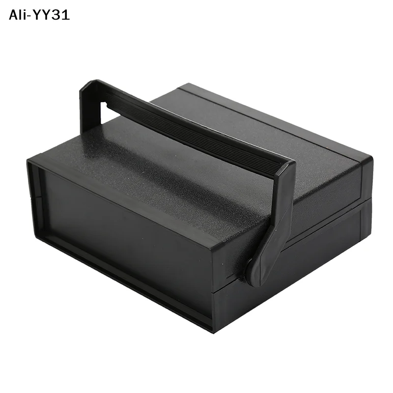 【Y31】()1pc Waterproof Plastic Electronic Enclosure Project Box With Screws Black Color Size of  200x175x70mm