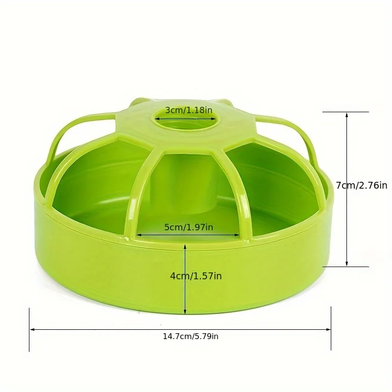 Bird feeder, automatic watering, dual-use, large-capacity eight compartments