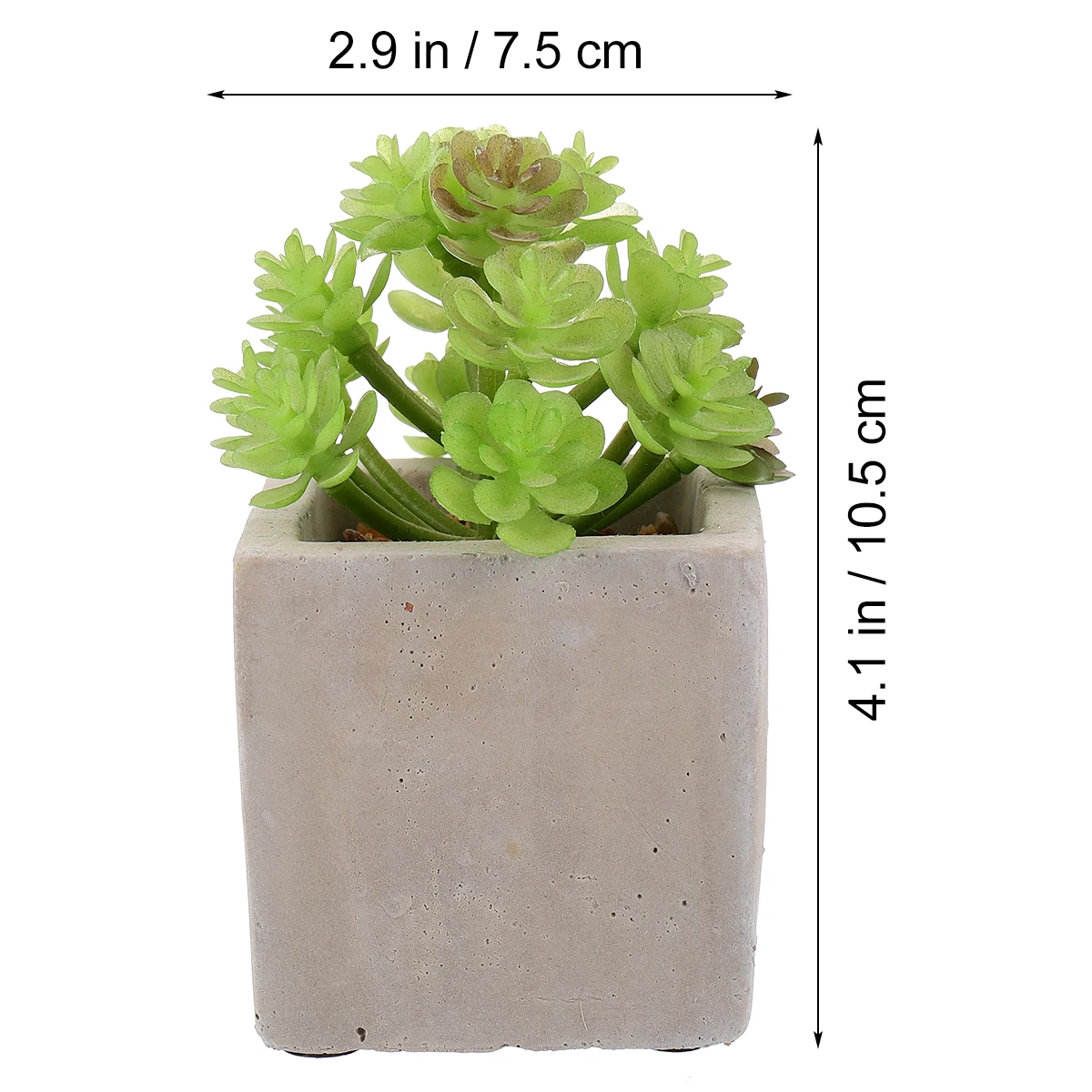 

2 Pcs Artificial Plants Simulation Decorative Bonsai Plastic Flowerpot Indoor Living Room Bedroom Office nament Easy Maintenance