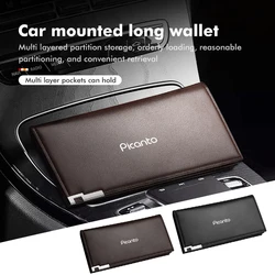 Leather Car Driving License Cover Storage Bag Credit Card Holder For KIA Picanto 2008 2012 2017 2018 2019