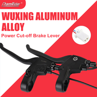 Chamrider WUXING-Aluminum Alloy Power Cut-off Brake Lever for BAFANG Mid Motor Kit, Waterproof Connector, 3 Pins