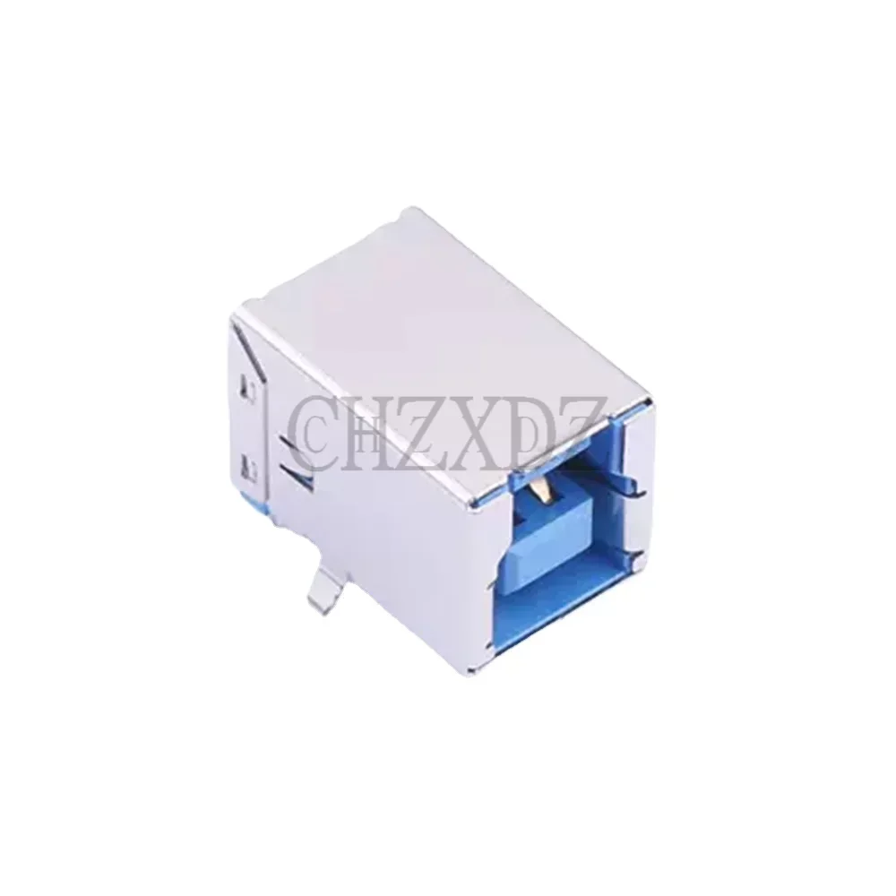 100% Original U235-091N-4BLRC16-2 Bent foot USB 3.0 connector BF female seat blue rubber copper shell 90 degrees U235-091N