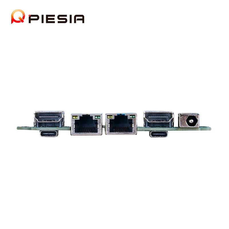 Piesia Intel Core AI Ultra 7 155H 155U 125H 125U Mini placa de PC Industrial Dual Lan 2 * DDR5 96GB 2 * HD/tipo-c X86 NUC placa base