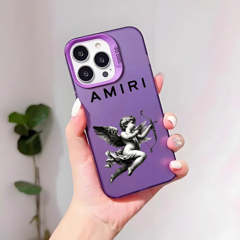 جميلة العلامة التجارية A-AmiriS قضية الهاتف لسامسونج واقية واقية IMD اللون غطاء S25 S24 S23 A07 A17 A06 4G 5G