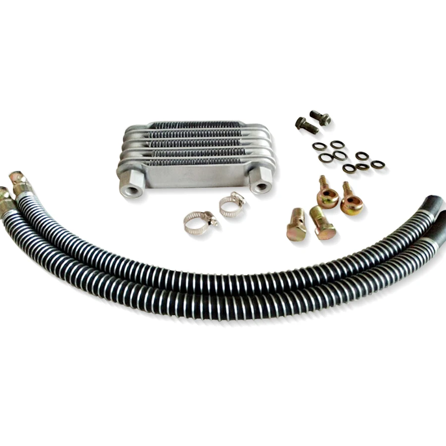 

Motorcycle Oil Cooler Radiator kit Aluminium Parts High Performance Refit for Dirt Pit Bike Monkey Racing Chinese 110 125CC