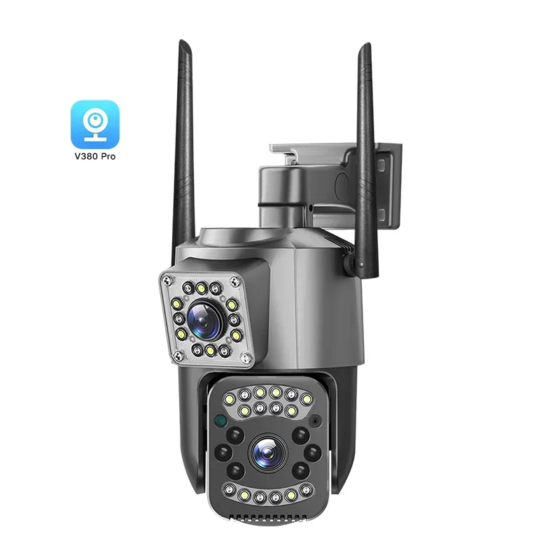 V380 Pro 4K 8MP WiFi CCTV Camera Waterproof Outdoor IP Security Camera Bidirectional Call Color Night Vision WiFi Camera