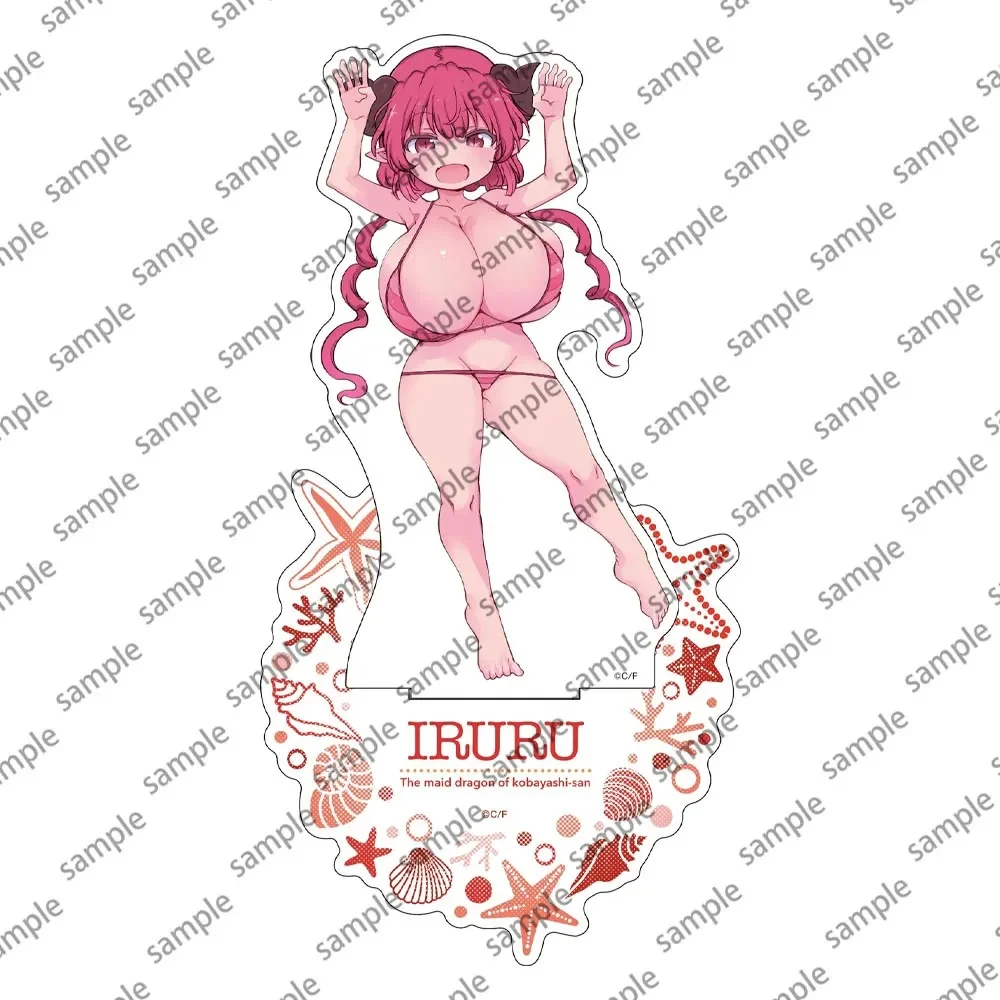 15cm charme anime miss kobayashi dragão empregada acrílico suporte modelo cosplay personagens ornamento acessórios bens coleção presentes