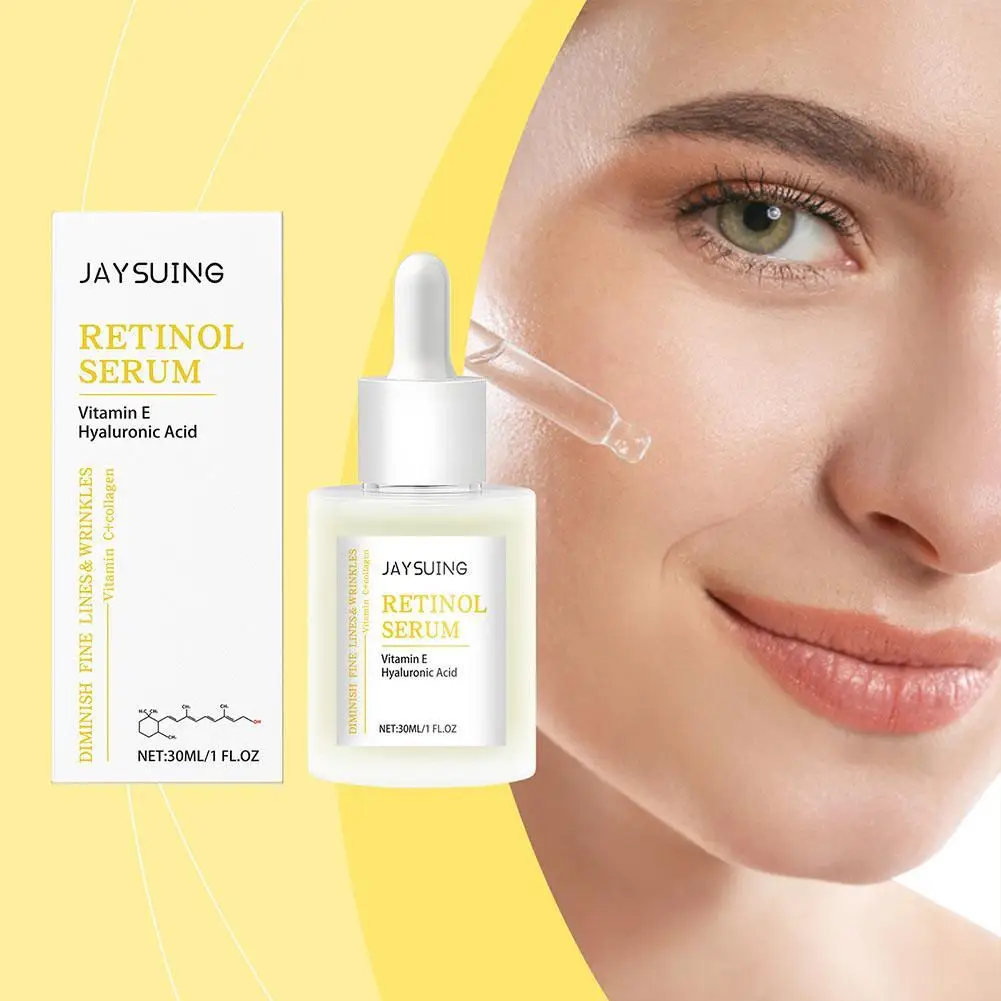 Retinol Anti Aging Remove Wrinkle Serum Lifting Brighten Face Skin Fade Eye Fine Lines Moisturizing Firming Facial Essence