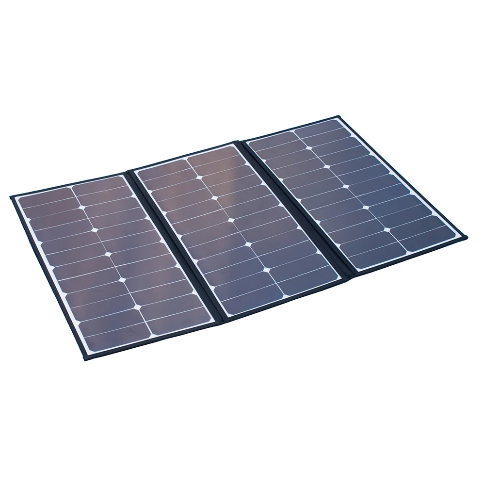 18V Portable Foldable Solar Charger for  laptops Camping Van RV 120W 200W Solar Panel Kit with usbc connector