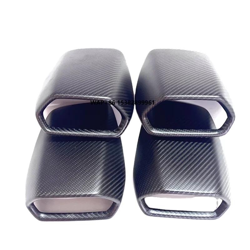 For  Huracan LP580 LP610 OEM Dry Carbon Fiber Auto Accessories 4Pcs Center Console Air Outlet Exterior Accessories
