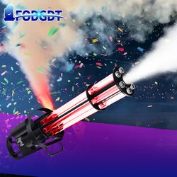 RGB 3in1 Luminous Fog Smoke Machine Handheld Led Co2 Gun Gatling Air Column Gun CO2 Smoke Machines for DJ Disco Party Nightclub