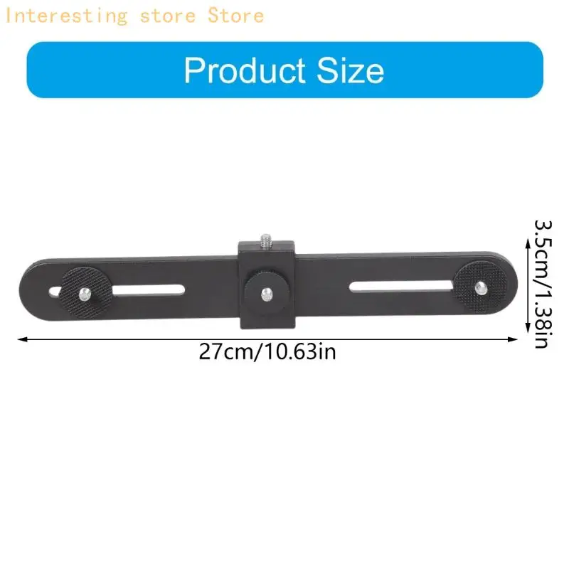 Leichter 1/4-Zoll-Stativadapter auf 4-Zoll-Stative für Mobiltelefone, Tablets und DSLR-Kameras 55KC – Detail 6