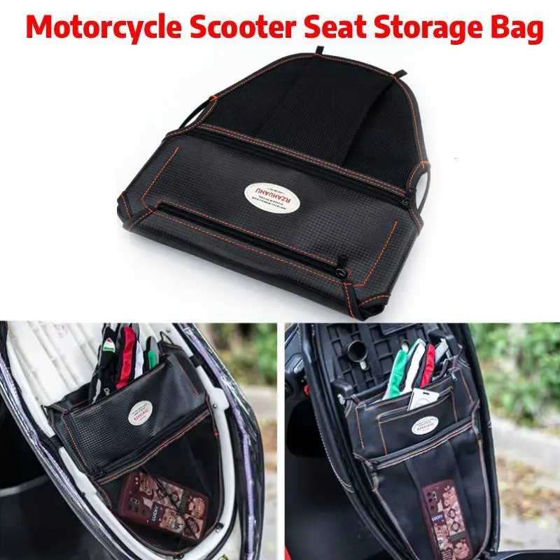 

For Suzuki Burgman 400 650 125 AN400 AN650 AN SKYWAVE 400 Motorcycle Scooter Under Seat Storage Bag Pouch Organizer Tool Bag