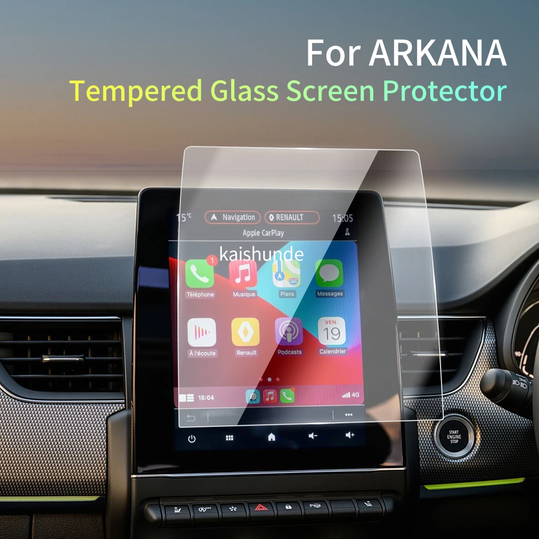 

Car Stickers Meters Protector For25 Renault Automotive ARKANA Tempered Glass Protective Film Display Navigation Vehicle