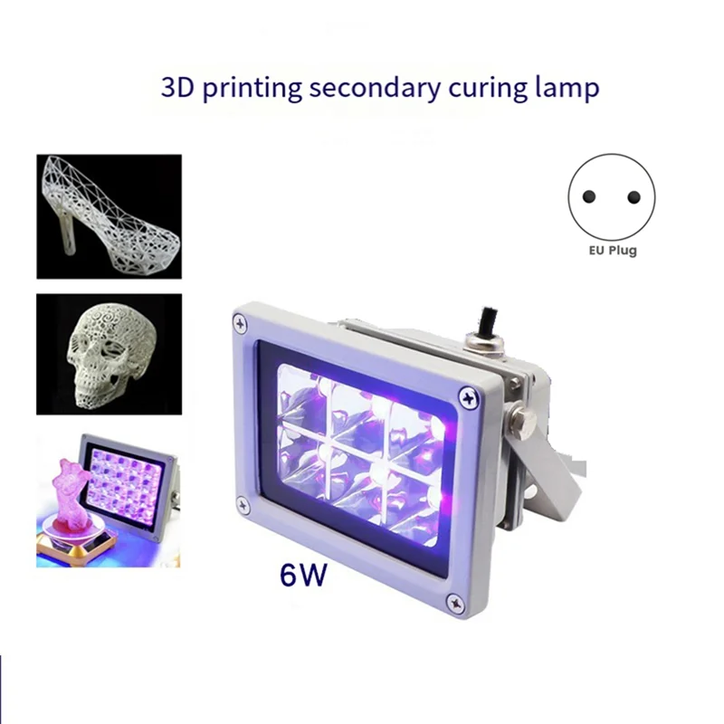

ABUP-LED УФ-лампа УФ-клей Светодиодная лампа для отверждения 405 Нм УФ-лампа для отверждения 3D-печать Вторичное отверждение