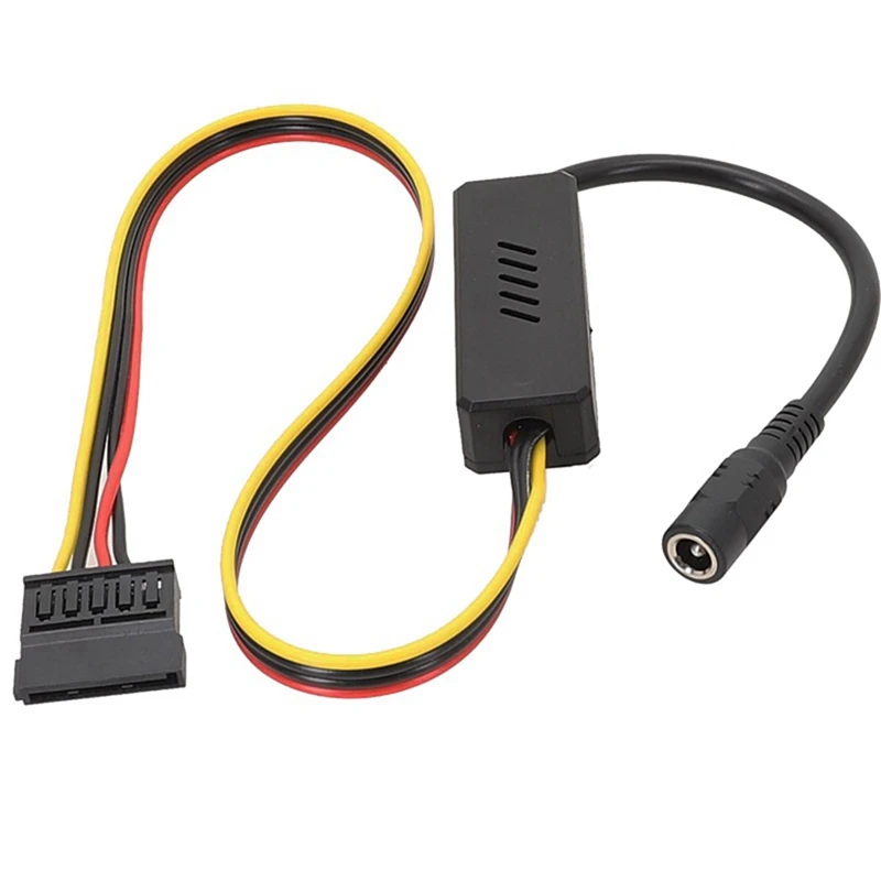 DC 5525 To SATA Hard Drive Power Supply Cable DC 12V To SATA Hard Drive Cable With Step-Down Voltage Regulator