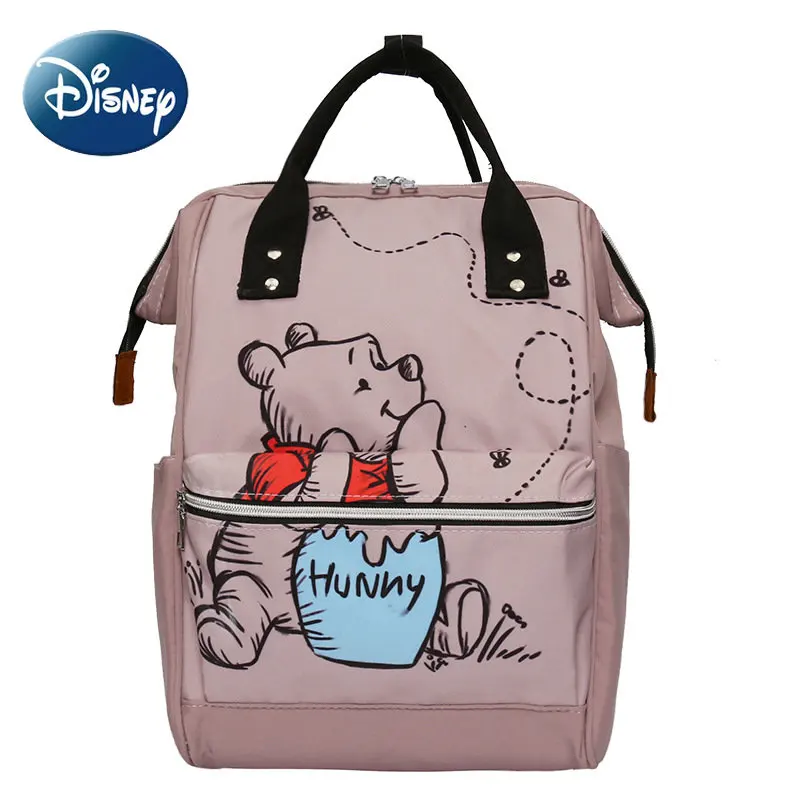 

Disney V Bear Backpack for Women Girls Multifunctional Diaper Bag Luxury Designer Large Capacity Durable Kawaii Free Shipping