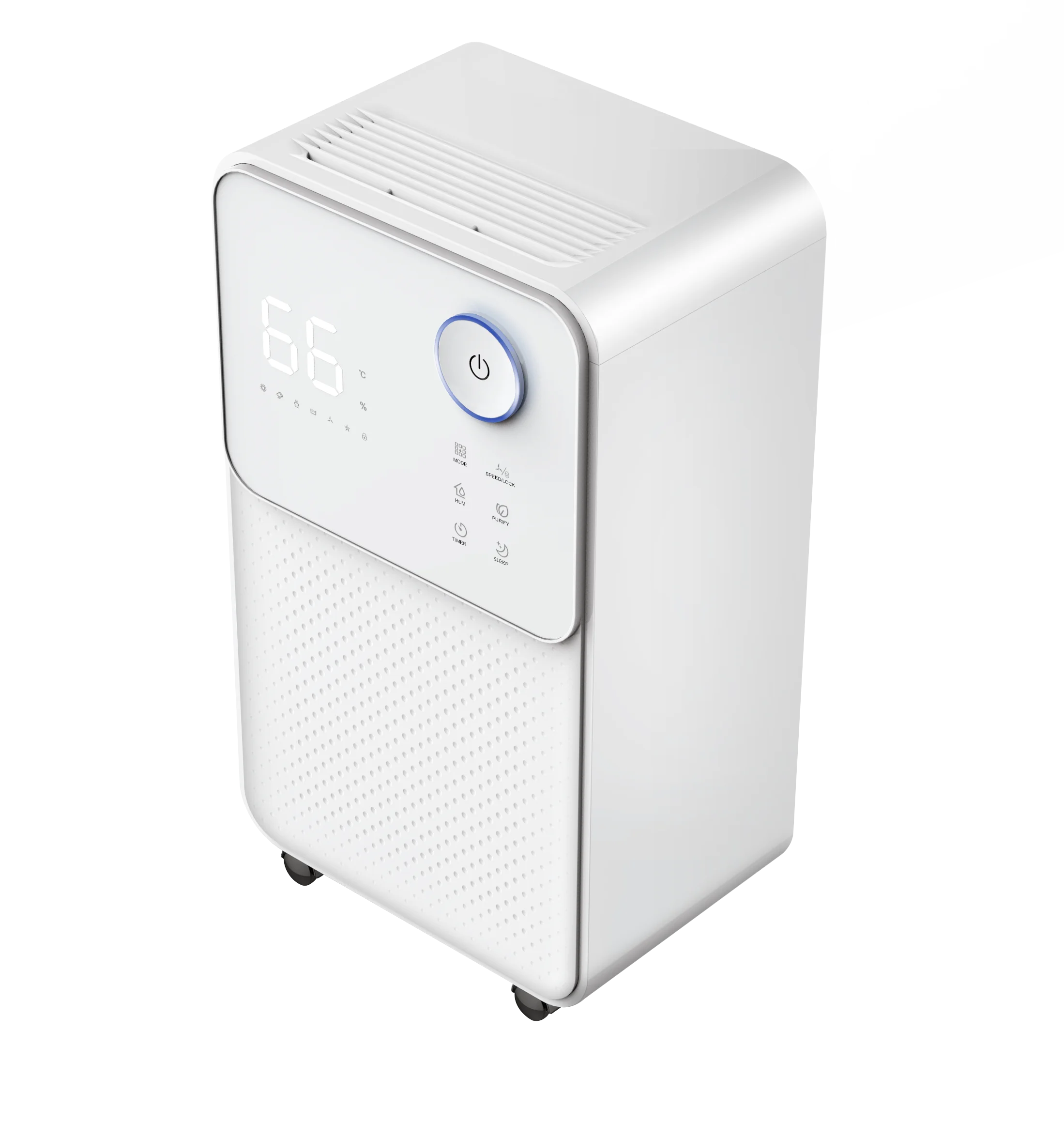 Portable Home Dehumidifier ,12L/16L Low‑Noise WiFi Compact LED Display Air Purifier