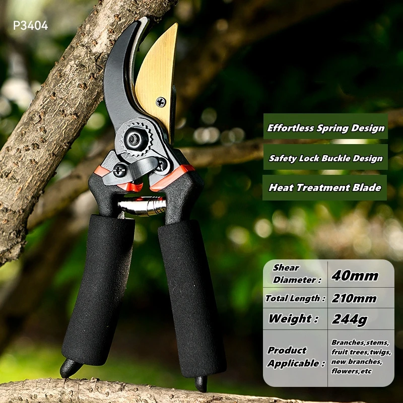 Labor-Saving Gardening Pruning Trees Cut Pruning Shears SK-5 Blade Scissors for Bonsai/Fruit Tree/Flowers/Branches Garden Pruner