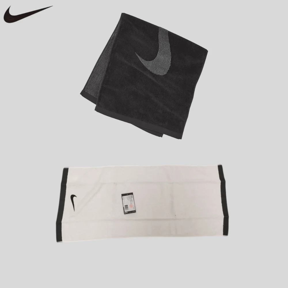 Nike Outdoor Jogging Towel Foldable Bath Towel For Yoga Gym Road Trip Shower Use 2 PCS AC2093-046+AC2088-101