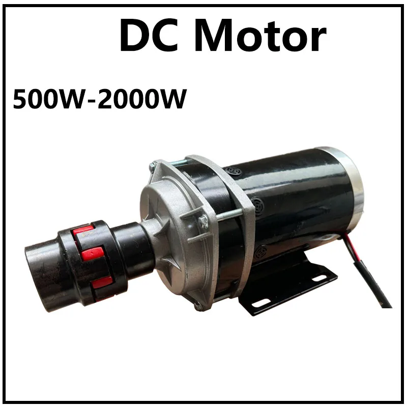 

500W DC Motor Permanent Magnet Generator Micro Brushed Motor Brushed High Permanent Magnet 2850RPM Gear Electric Motor