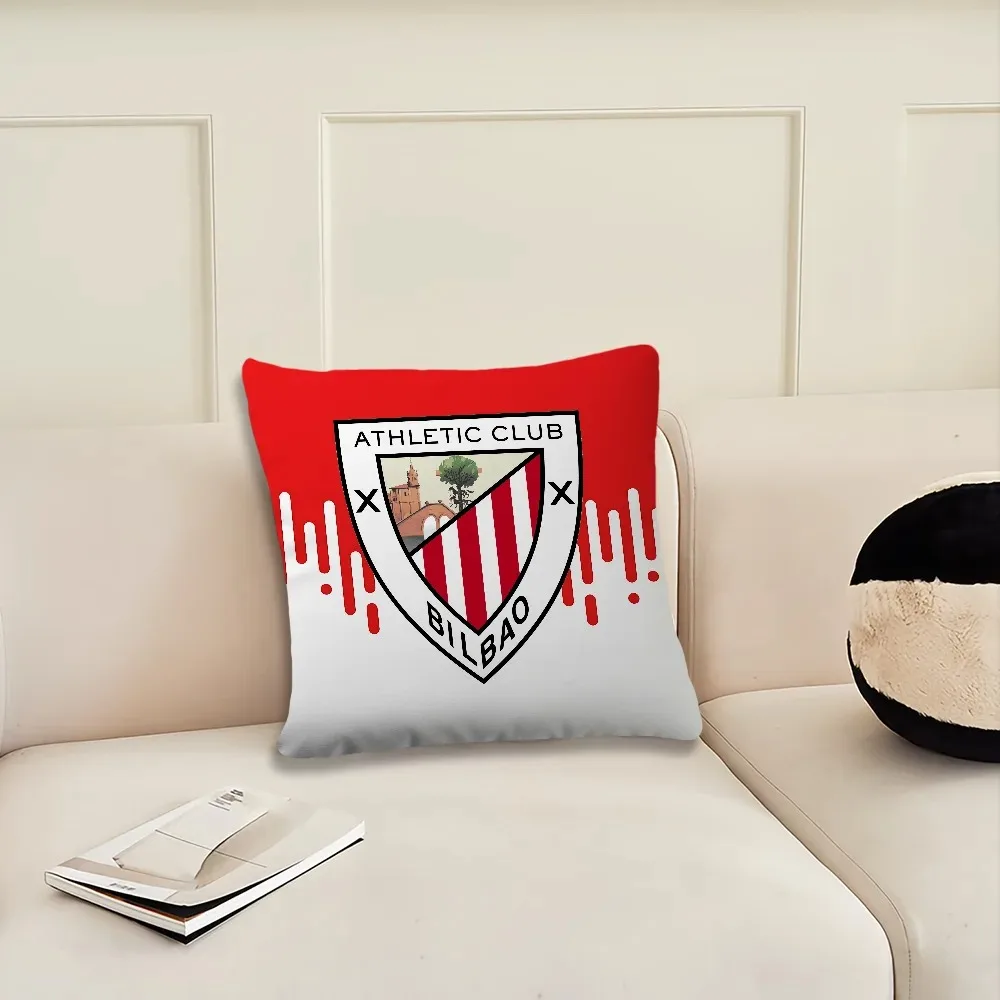 A-Athletic Club Football cushion cover Cushion Room Bedroom Headboard Sofa Living Backrest Nap Time Pillow Case