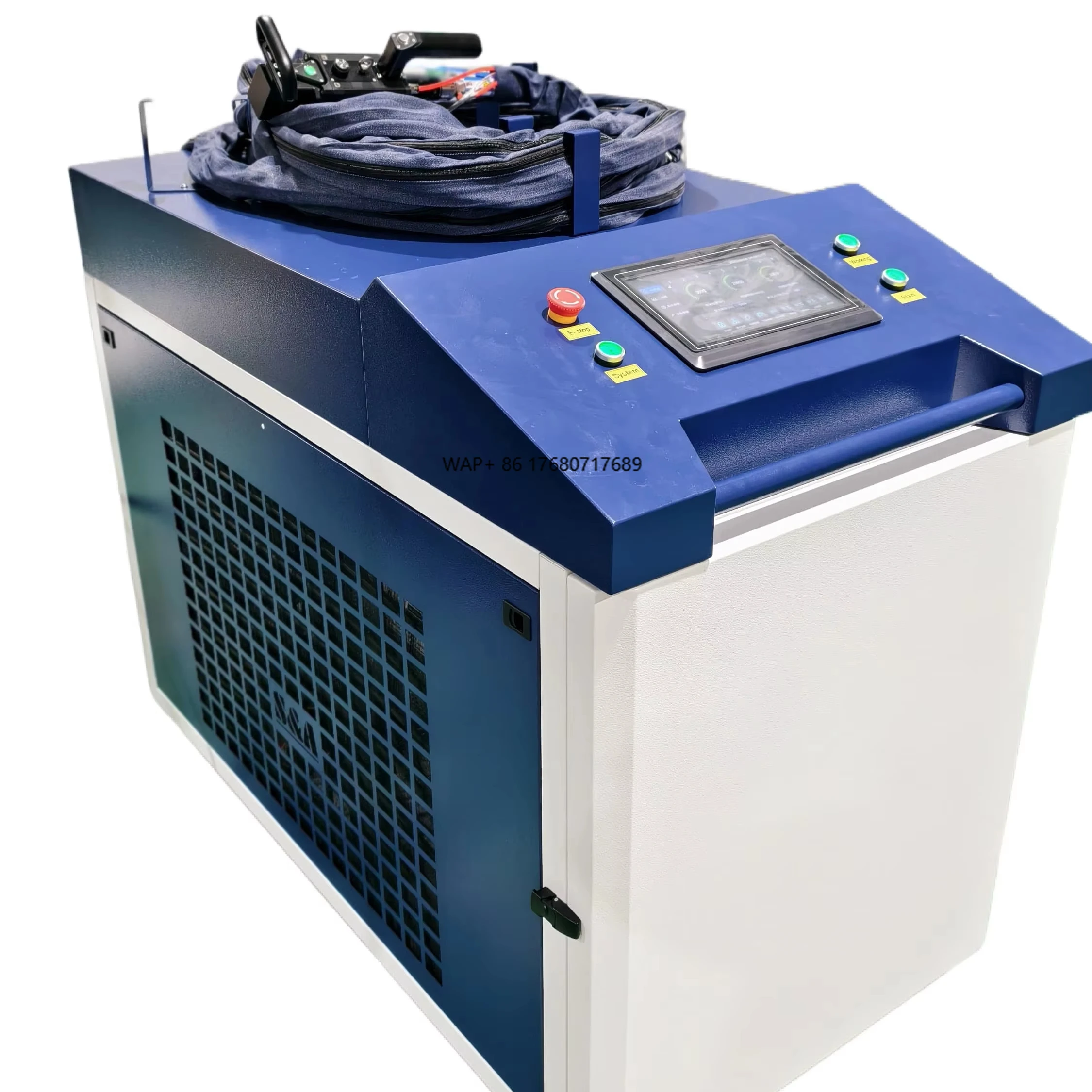 

Industrial fiber cleaning system for metal rust removal and surface repair new Au3tech brand 1500W