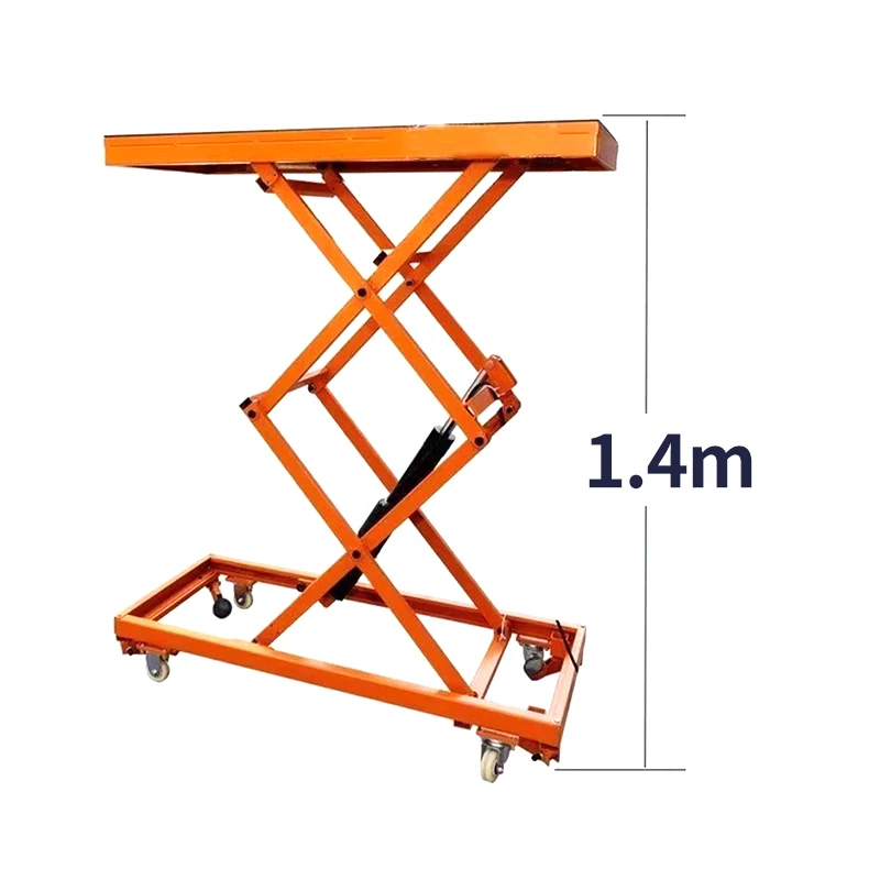 New Hydraulic Scissor Lift Table Suitable for Motorcycle Stand Engine Automatic Lift Table Pillar Electric Lift Table 300kg