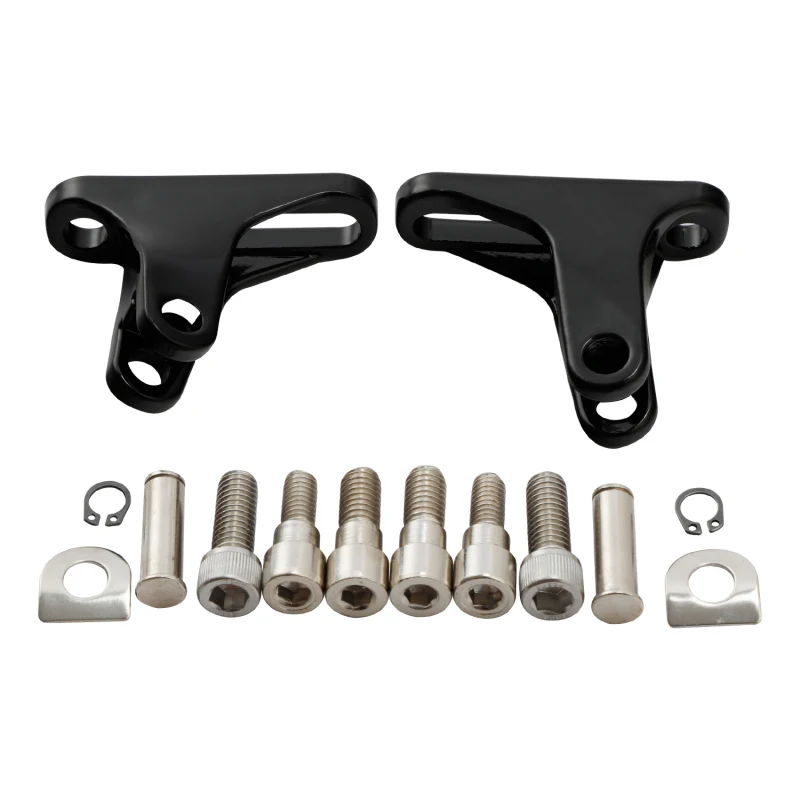 Motorrad Hinten Passagier Fußrasten Trittbrett Halterungen Für Harley Touring Road King Electra Glide 1993-2025