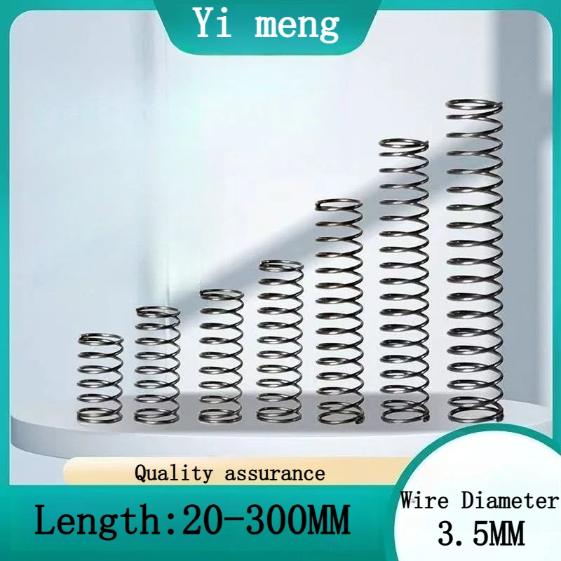3.5mm 65MN steel compression spring, shock absorption return , Od：20-42mm, Length:20-300mm