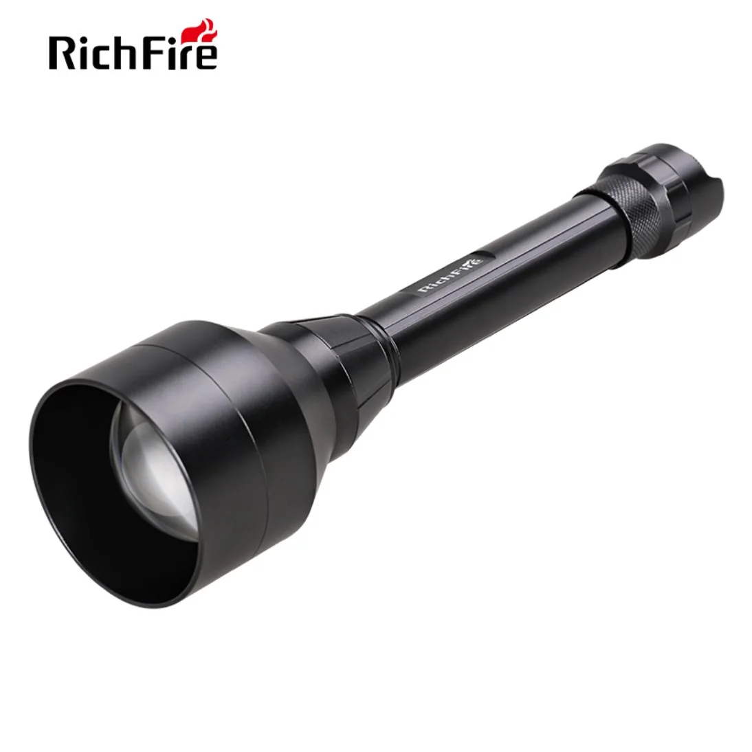 RichFire Tactical Flashlight White Red IR Green 900m Long Beam Powerful Zoomable Torch with 18650 Battery for Camping Hunting