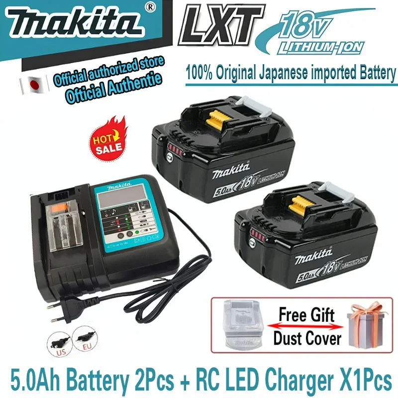 

Makita BL1860B 18V 9Ah Lithium Rechargeable Battery Compatible with BL1840 BL1850 BL1830 LXT 400 Series Cordless Tools