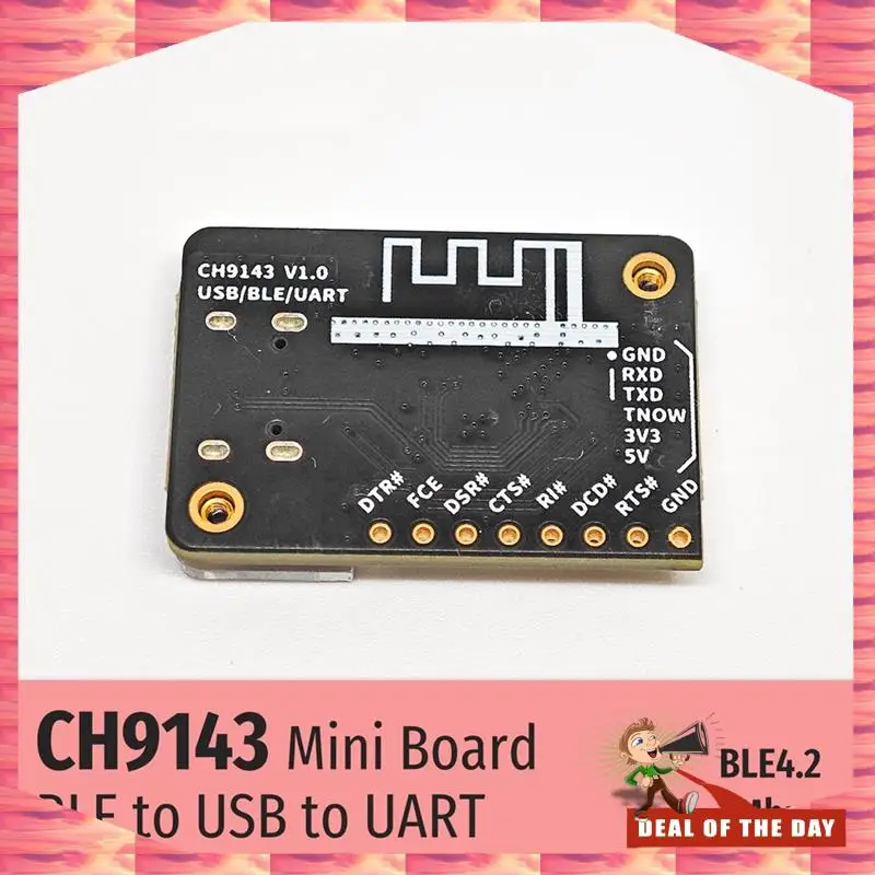Entrega en 24 horas Mini módulo CH9143 Módulo BLE/UART/USB Módulo BLE/USB a serie/TTL UART