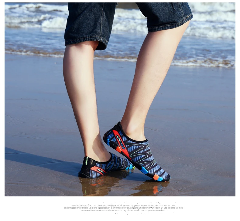 Männer Wasser Schwimmen Schuhe Frauen Turnschuhe Barfuß Strand Sandalen Upstream Aqua Schuhe Schnell Trocknend Fluss Meer Tauchen Surfen Meer – Detail 12