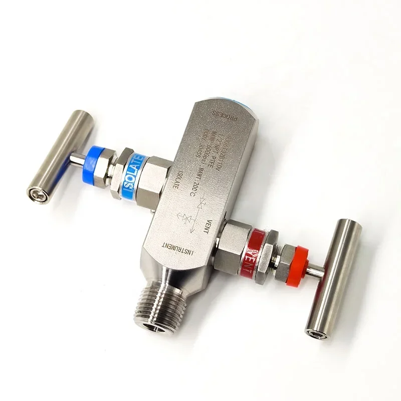 304 Stainless Steel Integrated Two Valve Group Coplanar Flange Pressure Transmitter