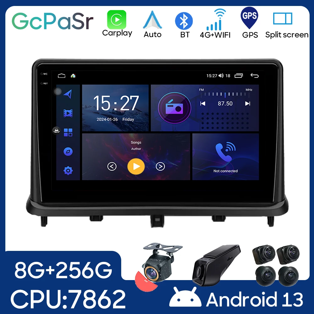 

5G WIFI Android Auto For Changan Alsvin V7 2014 - 2018 Car Radio Head Unit Multimedia Video Player GPS Navigation No 2din DVD