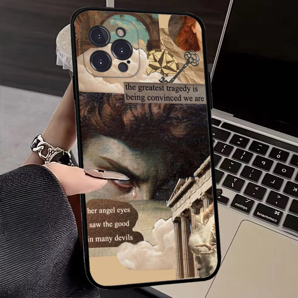 Fallen Angel Alexandre Cabanel Phone Case for iPhone 15 8 7 6 6S Plus X SE 2020 XR XS 14 11 12 13 Mini Pro Max Mobile Case