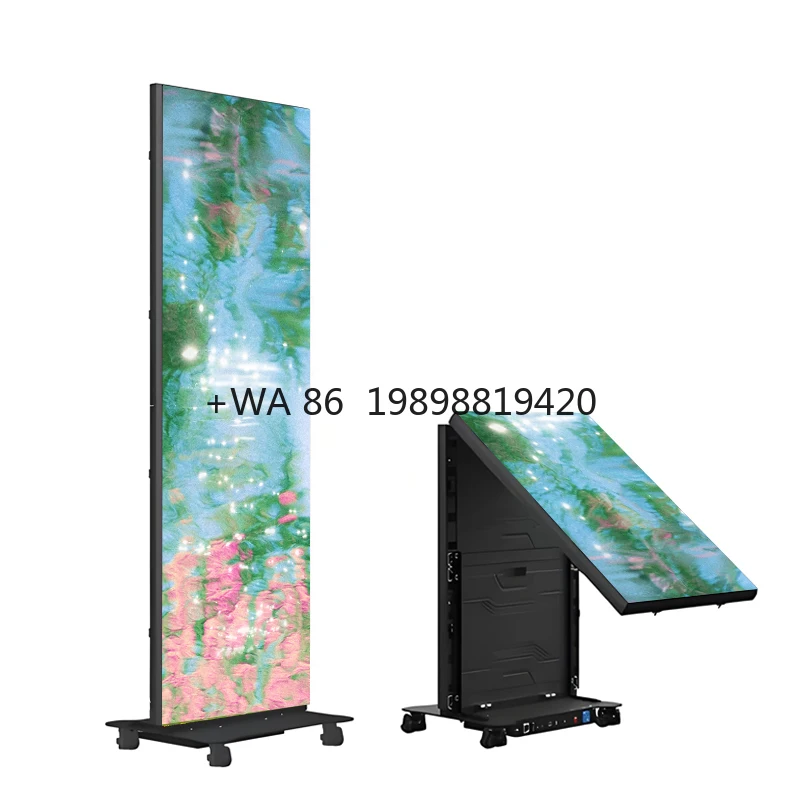 

Внутренний складной умный рекламный плеер, Wi-Fi управление, складной светодиодный экран P2,5, водонепроницаемый