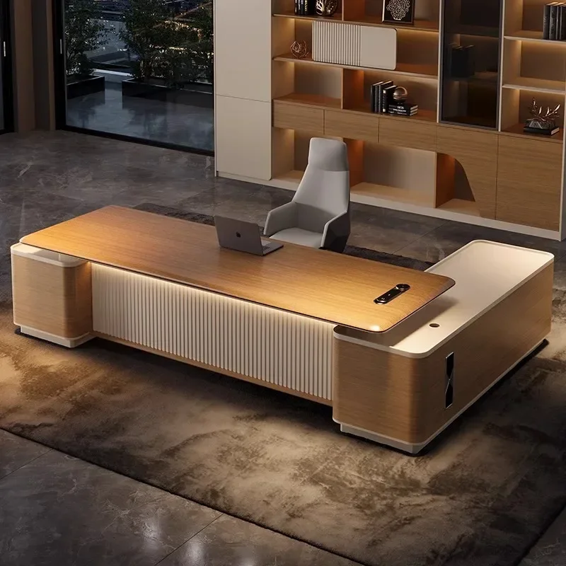 Century Modern Desk Gaming Accessories Room Wall Mounted Workstation Bedroom Table Office And Chair Table Storage Drawer