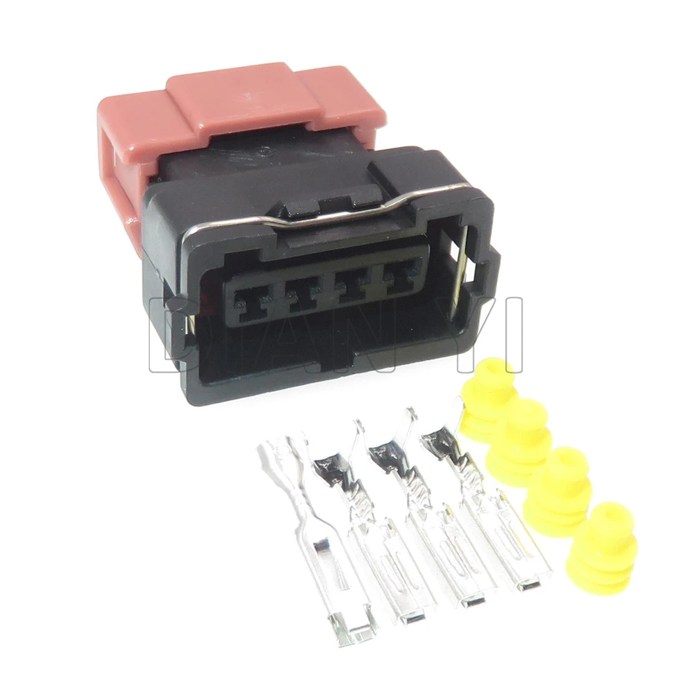 1 Set 4 Way AC Assembly Car Waterproof Connectors For Mitsubishi PB185-04326 Auto Throttle Position Sensor Wire Harness Socket