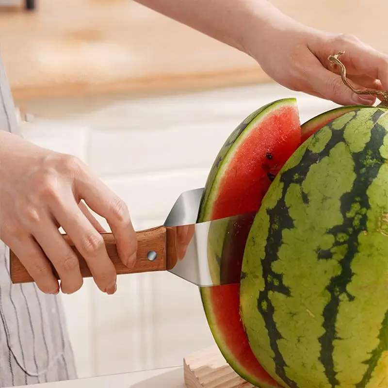 Watermelon Cutter Slicer Stainless Steel Watermelon Cube Cutter Safe Watermelon Fruit Cutter Tool For Kitchen Gadget