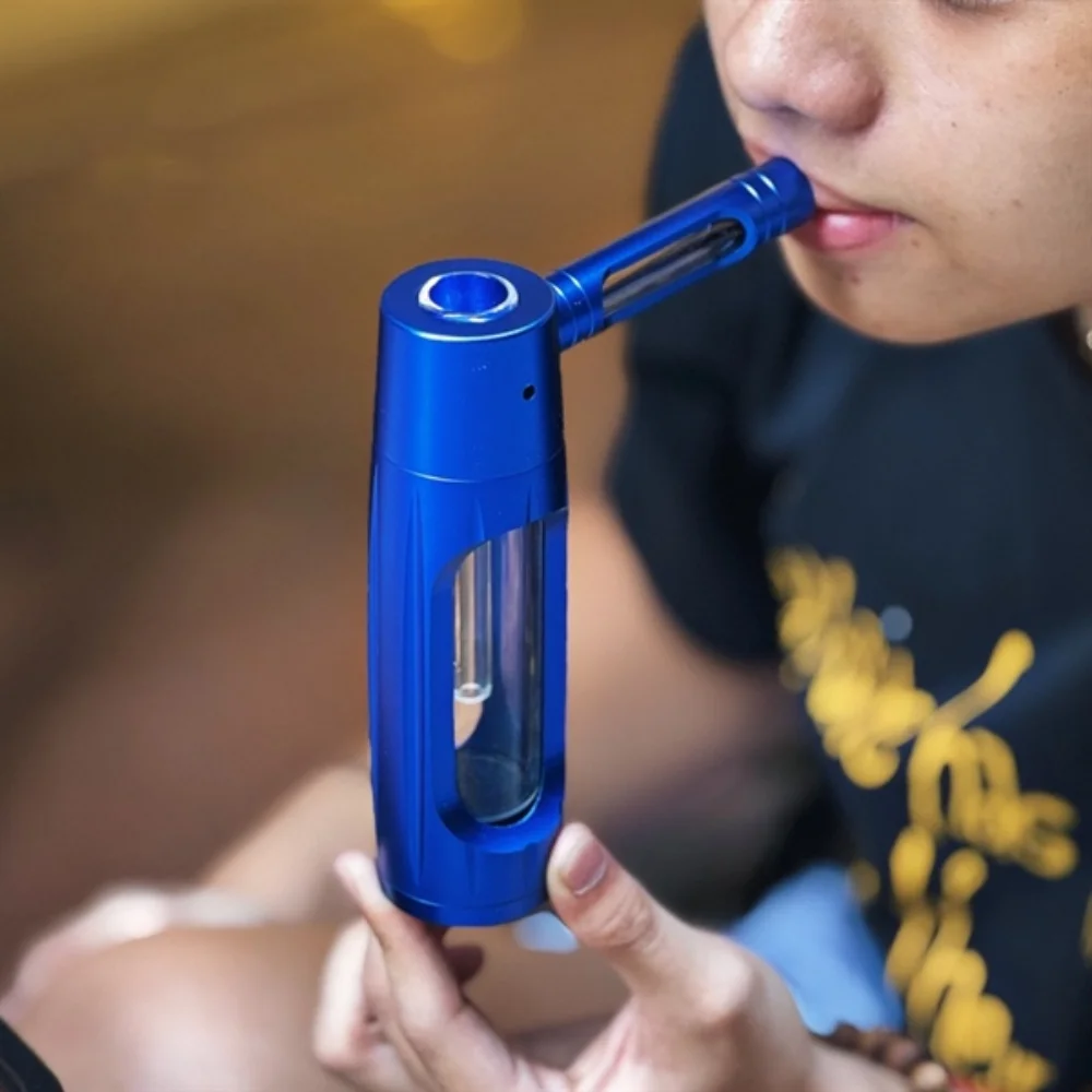 

Metal Tobacco Water Pipes Shisha Kit Mini Dry Burning Grass Smoking Pipe Hookah Complete Set Cigarette Holder Кальян Accessories