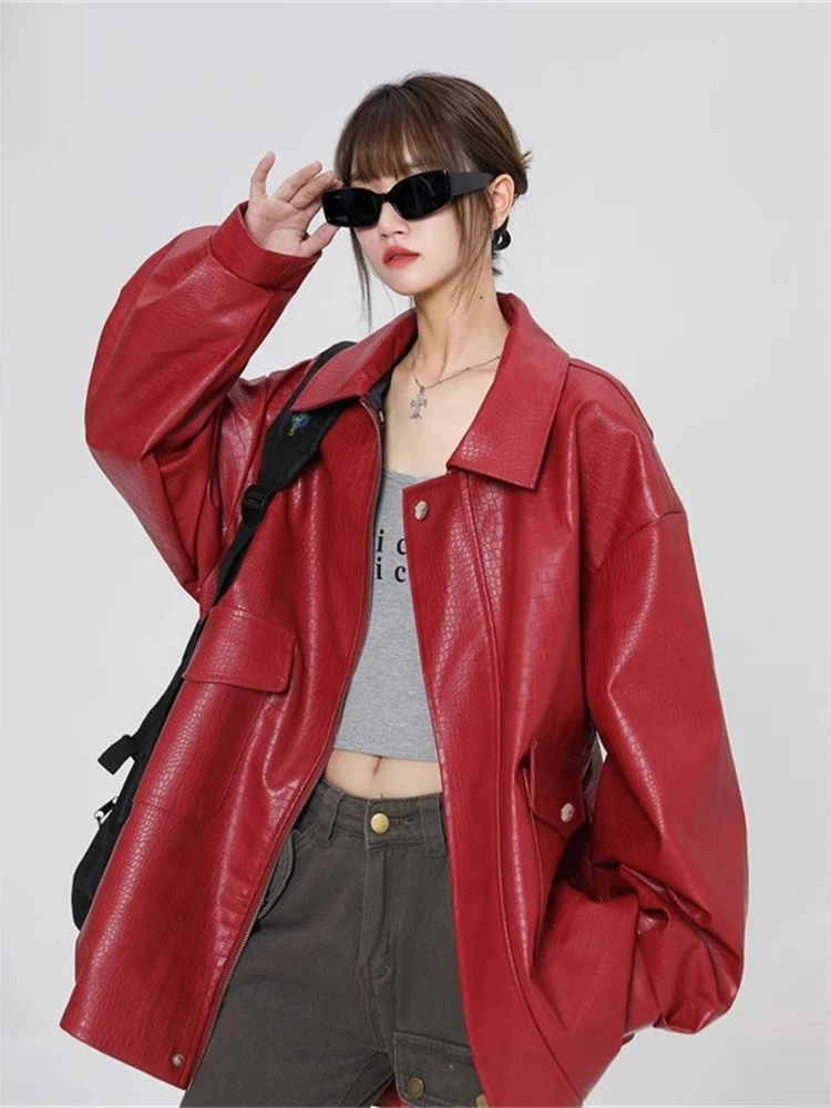 

Мужская куртка из искусственной кожи Sli: осенне-зимняя, в стиле High Street, Cleanfit, мотоциклетная, модная, премиум-класса, стильная, для осени и зимы