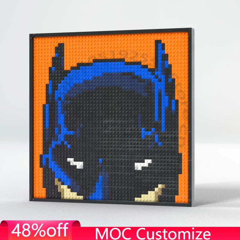 671 PCS Romantic Shadow Vigilante MOC Customize Modular Building Block Brick Technology Popular Model DIY Boy Festival Toy Gift