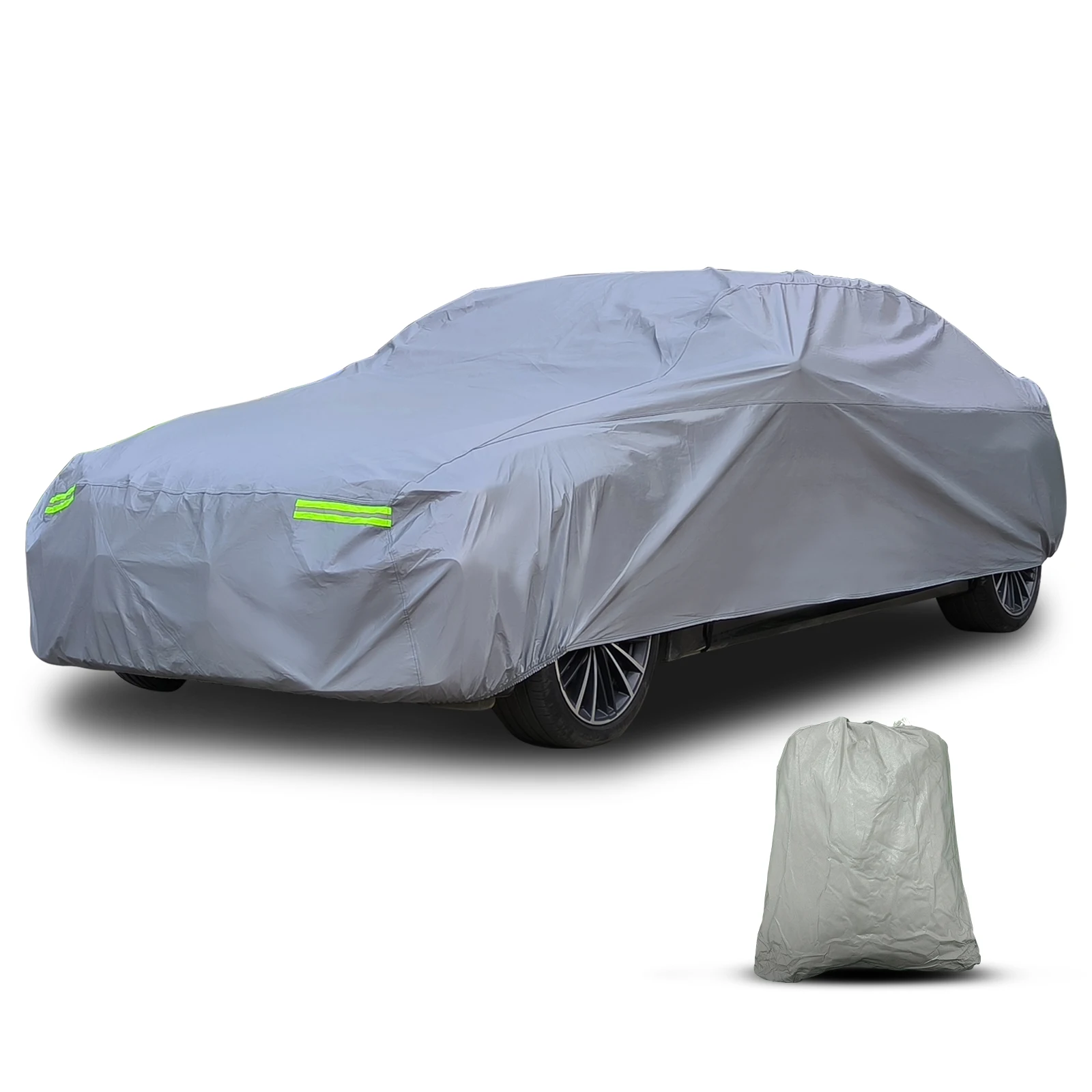 

170"-180" Universal for Full Car Cover Waterproof All Weather Fit Sedan