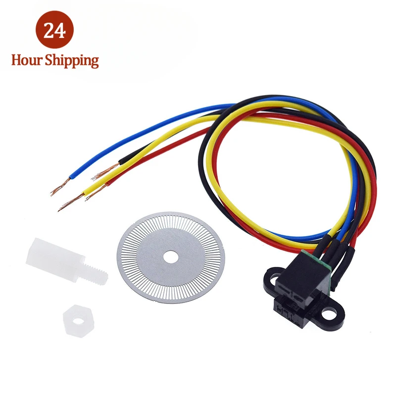 Photoelectric Speed Sensor Encoder Coded Disc Code Wheel For Freescale Smart Car 5V For Arduino DIY