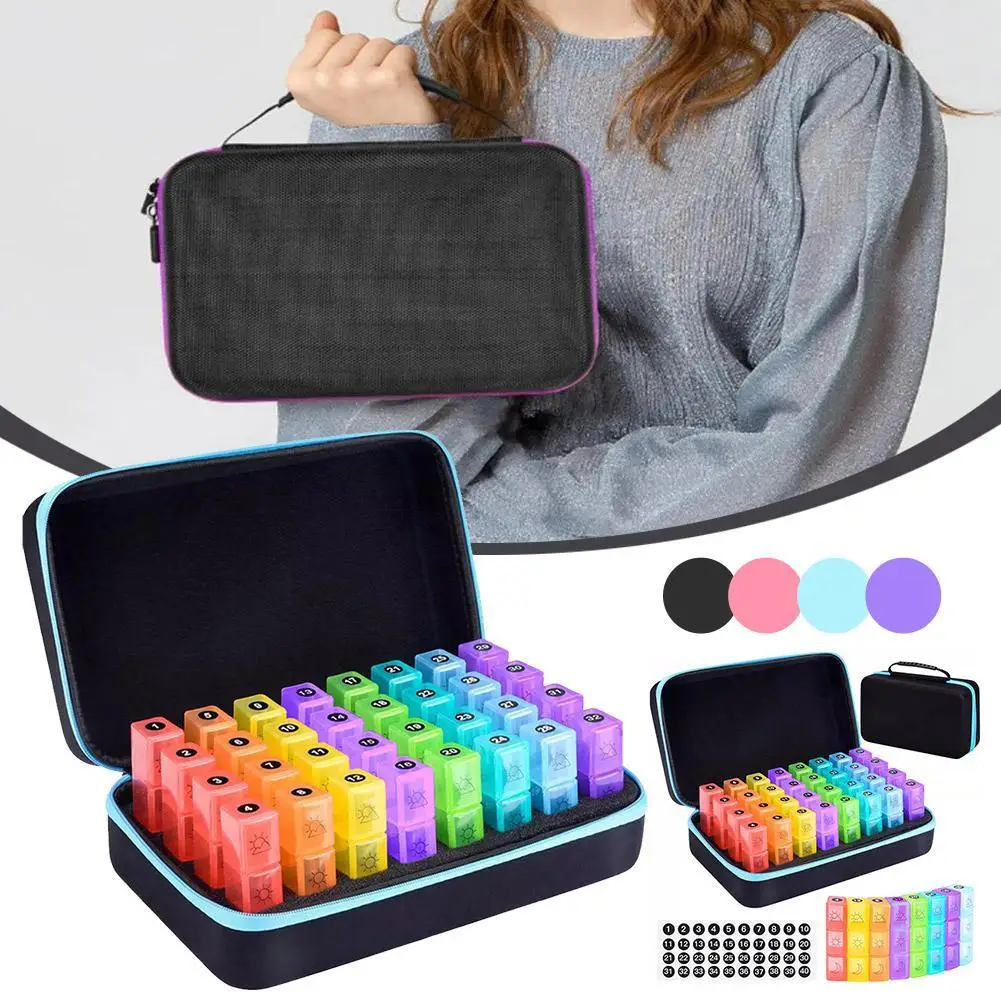 

Новый ежемесячный органайзер для таблеток в день, органайзер для ежедневных таблеток, футляр для таблеток на один месяц, держатель для таблеток для хранения добавок