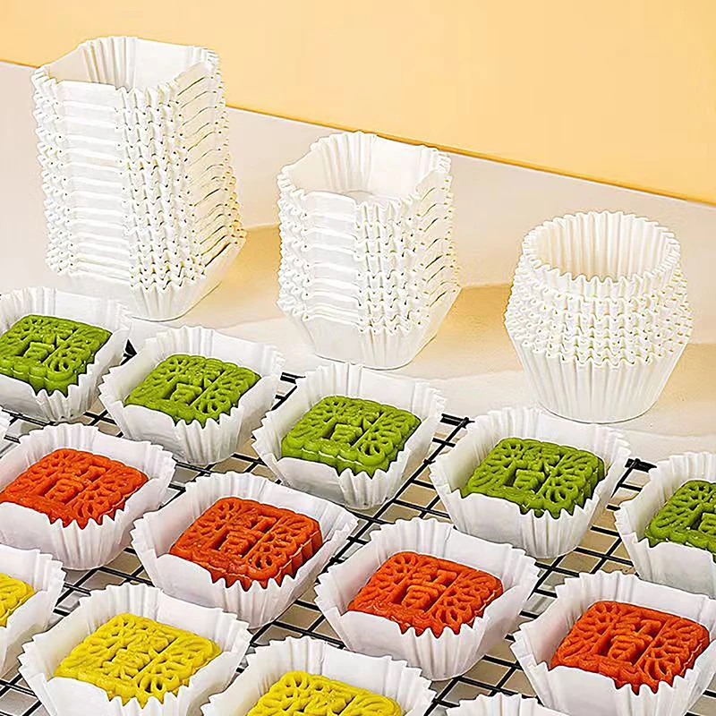 500/1000Pcs Square Cupcake Liners Baking Cups Pan Liners Paper Baking Cup For Cupcakes Cup Liners Party Supplies