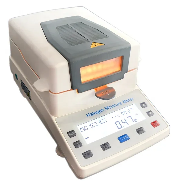 

Solid Content Tester Rapid Moisture Analyzer Halogen Mositure Meter Balance