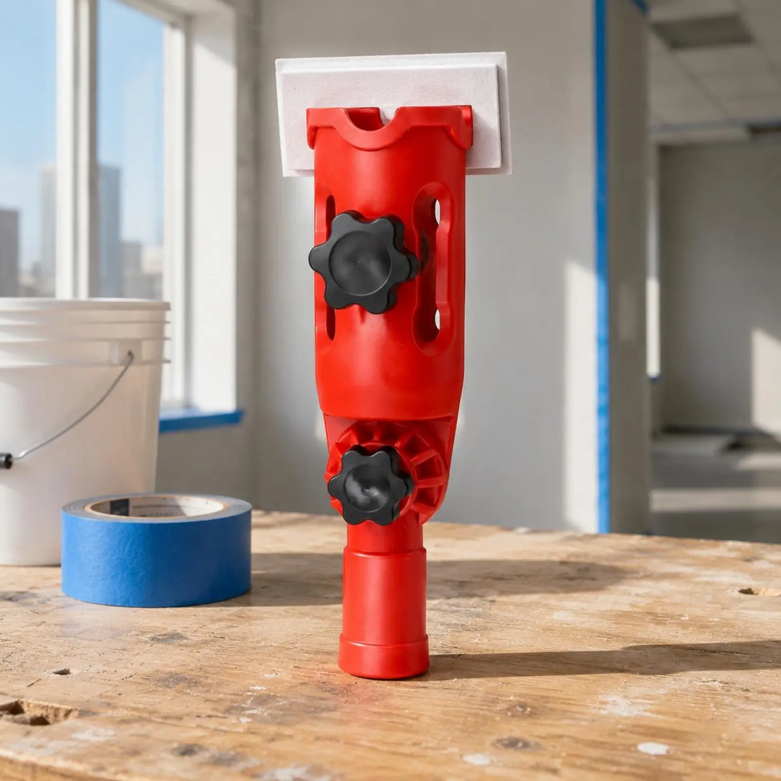 Rotating Brush Clamp Adjustable Multi Angle Brush Extender Angle Clamp Easy to Attach Painting Tool Secure Grip